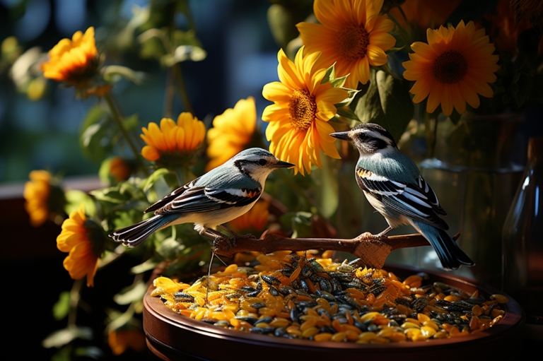 Promoting Bird Feeding through Environmental Initiatives and Franchise Networks