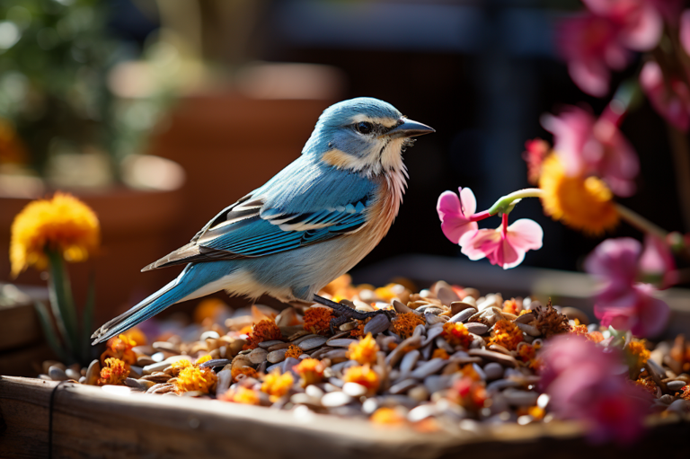 Exploring the Variety and Quality of Bird Foods: From Festive Characters to Premium Non-GMO Feeds