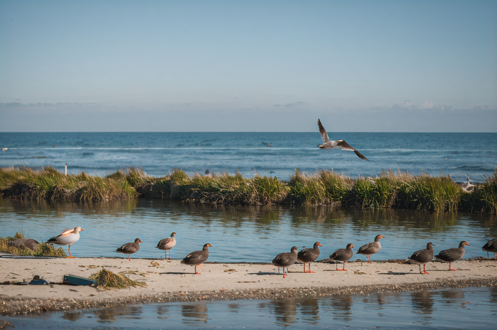 Comparative Study: Seagulls vs. Geese - Behaviour, Feeding Habits, Migration Patterns, and Bird Flu Potential