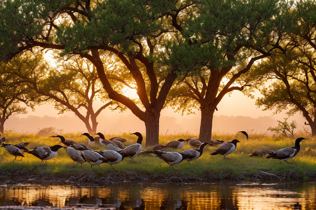 Feeding Habits and Habitats of Various Bird Species in Texas