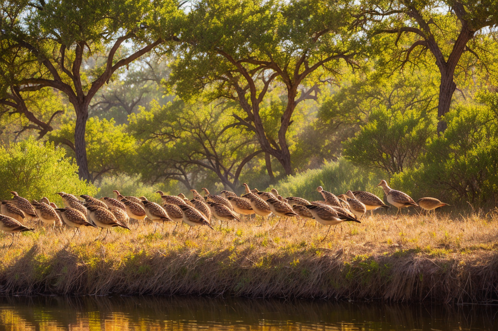 Feeding Habits and Habitats of Various Bird Species in Texas