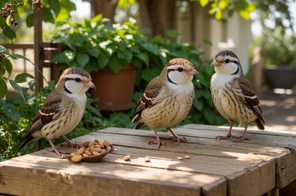 Exploring Nut Consumption in Birds: The Benefits and Precautions of Feeding Almonds and Kitchen Scraps