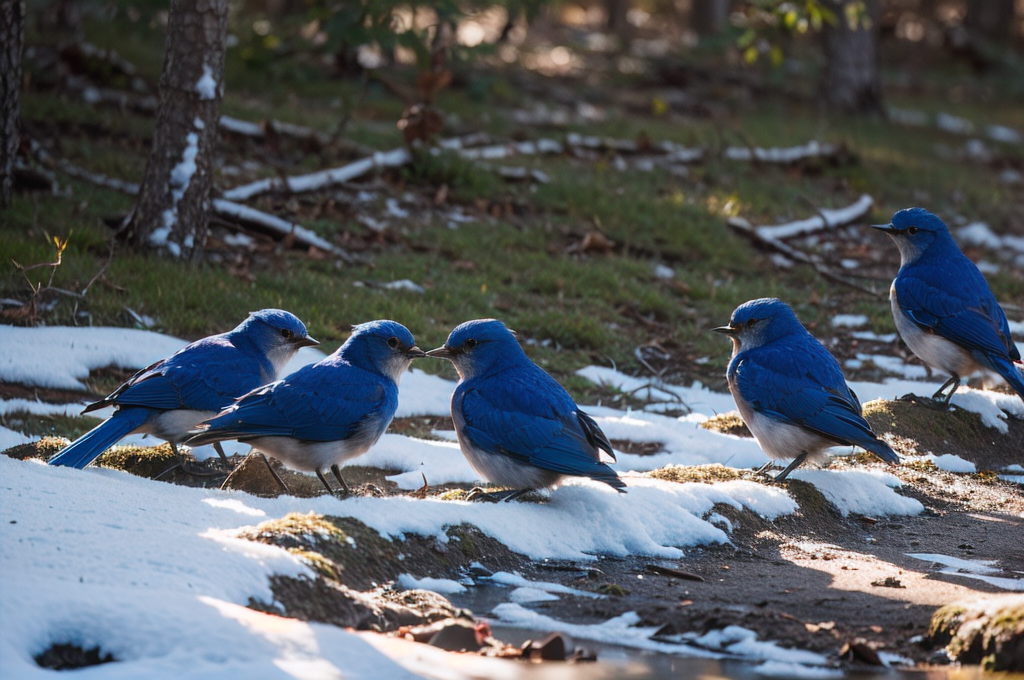 Exploring the Wonders of Winter Bluebirds: Behavioral Insights and Encouraging Their Habitation