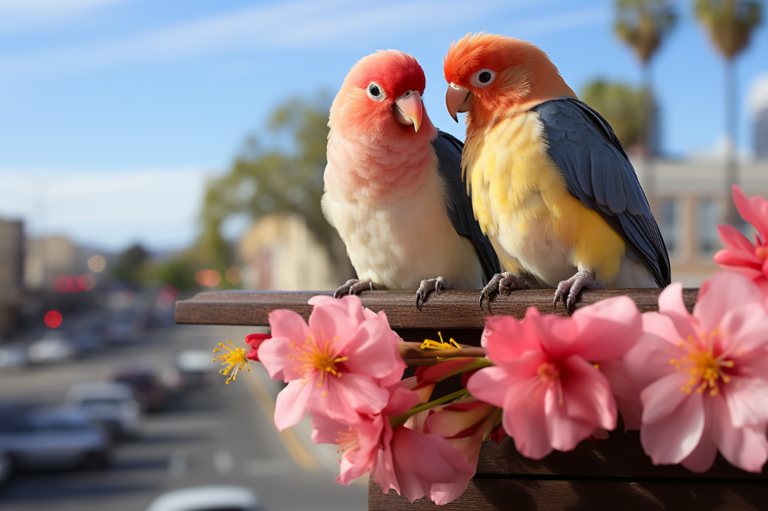 Wild Parrots and Lovebirds: Thriving in Urban Environments Across the Globe