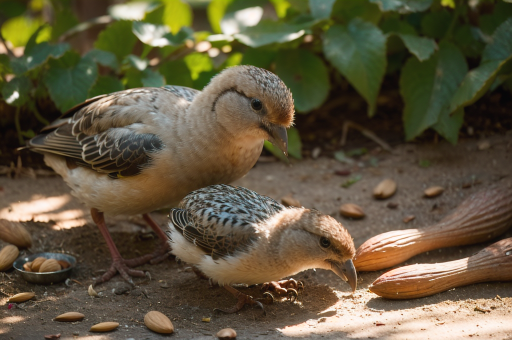 Exploring Nut Consumption in Birds: The Benefits and Precautions of Feeding Almonds and Kitchen Scraps