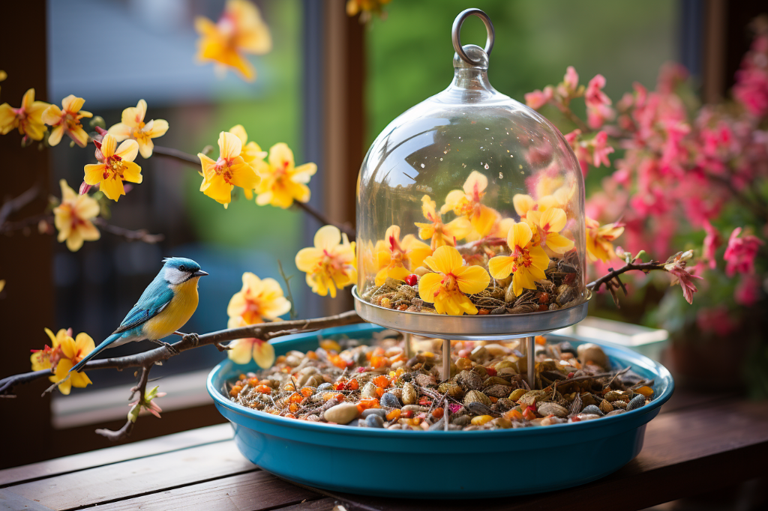Exploring No-Waste Bird Food Options: Enhancing Bird Feeding Experiences and Maintaining a Clean Garden